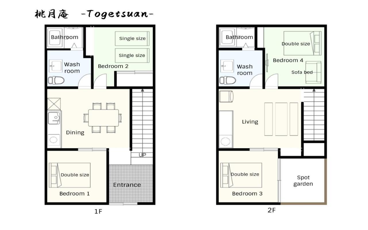 桃月庵 -Togetsuan- Villa Osaka Exterior foto